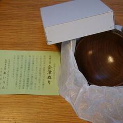 未使用　会津塗り汁椀　２点の画像