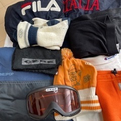 FILA ボーイズ ジュニアスキー上下ウェアセット 130-150cm 小物&ゴーグル付き の画像
