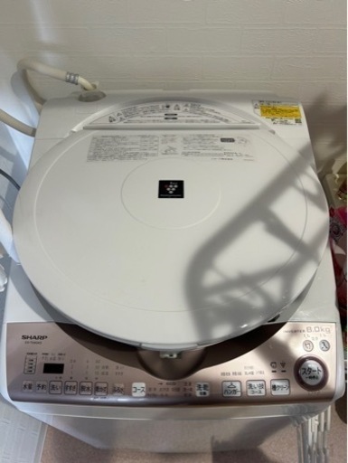 洗濯機 SHARP ES-TX8G