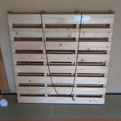 （本日中）美品　ヒノキすのこベッド