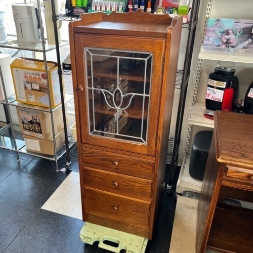 三越ブルージュ キャビネット 収納 インテリア ステンドガラス