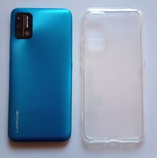 中古美品 simフリースマホ UMIDIGI A7S ブルー/Android10/6.5インチ/4150mAh/デュアルsim