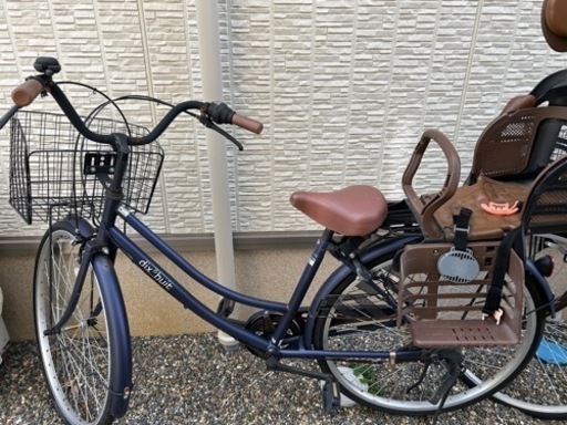 チャイルドシート付き自転車