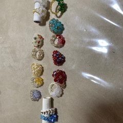 ハンドメイド　ビーズ　アクセサリー