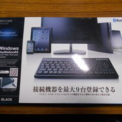 [未使用] ELECOM TK-FBP043BK  Bluetoothキーボードの画像