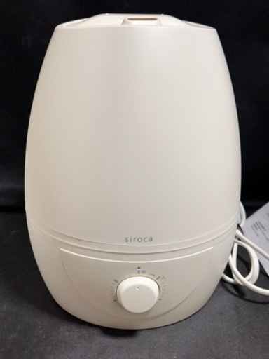 ２ヶ月使用　シロカ 加湿器 大容量 5L 超音波 SD-C113