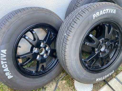 プリウス　純正バリ山タイヤホイール