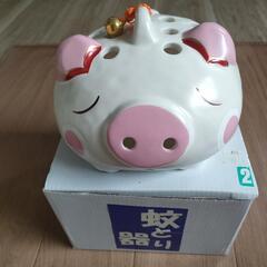蚊取り線香  器   ブタ🐖🐖🐖