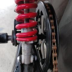 リアサス付きブッシュ　自作(自分も作って直して自転車乗ってます)