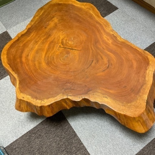 切り株座卓 □切り株テーブル 一枚板 座卓 ローテーブル