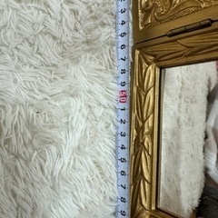 アンティーク　ミラー　鏡　ゴールドの画像