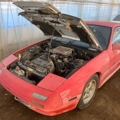 FC3S 旧車 書類あり エンジン始動確認済み 錆腐れあり