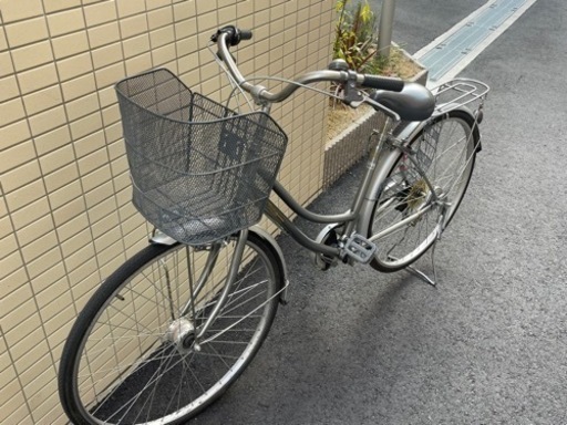 6段階変速付き自転車 シナネンサイクル 27エイチェルシティ 27インチ 外装6段変速 