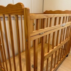 ベビーベッドリンダ　yamatoya  70×120の画像