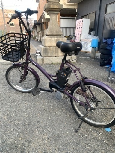 パナソニック　ミニベロ　アシスト2倍  バッテリー2個