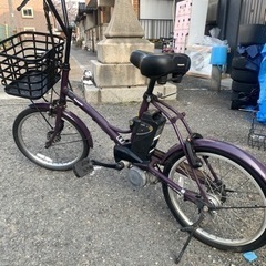 パナソニック　ミニベロ　アシスト2倍  バッテリー2個の画像