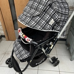 GRACO グレコ　チェック柄 両対面式 ベビーカー シティライト Rの画像