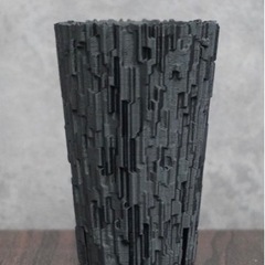 NPot 3Dプリンター鉢　ブラック　001S 植木鉢の画像