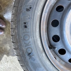 サマータイヤ　スチールホイール付の画像