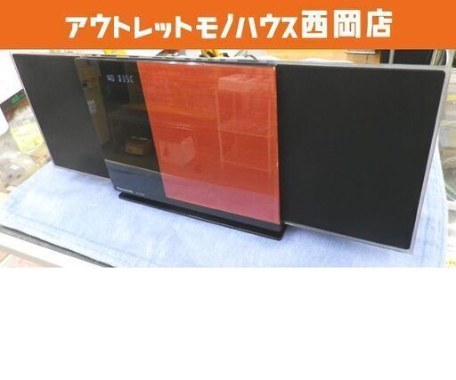 コンパクトステレオシステム SC-HC38 CD FM/AMラジオ Bluetooth対応 レッド系 パナソニック 2013年製 西岡店