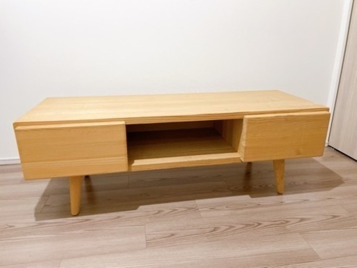 国産杉 木製テレビボード幅130cm