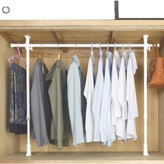 つっぱりハンガーラックの画像