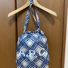 A.P.C. ナイロントートバッグ　ブルー