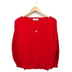 dazzlin トップス 服 赤 の画像