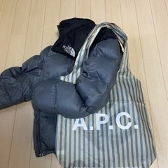 A.P.C. ナイロントートバッグ ブルーアーペーセー