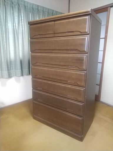 衣類収納　木製引き出し　７段チェスト