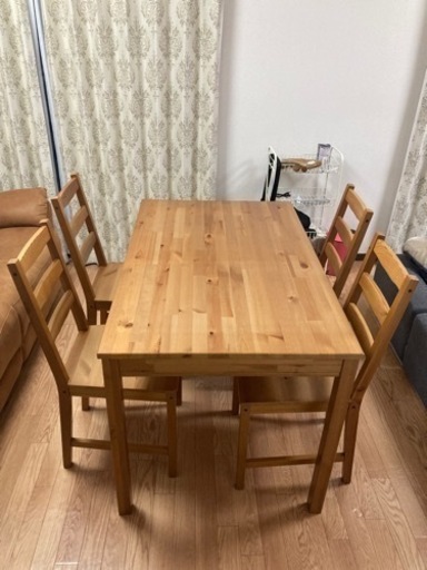 【名古屋市内引き渡し限定】IKEA ダイニングテーブル セット【お値下げ交渉◎】 IKEA】ダイニングテーブル&チェア (Mmyy) 名城公園のダイニング