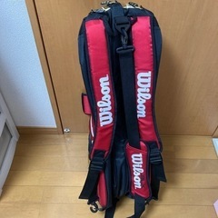 【値下げします！】Wilsonラケットバッグ　バドミントン、テニスの画像