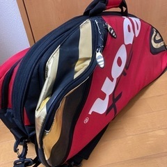 【値下げします！】Wilsonラケットバッグ　バドミントン、テニスの画像