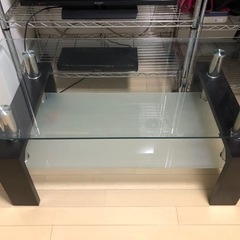 【2/25時点　募集中】ガラスローテーブルお譲りします！の画像