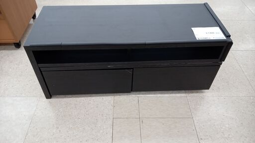 ★ジモティ割あり★ アイリスオーヤマ テレビ台 黒 H41.1×D33.6×W100-185 クリーニング済み TJ4132