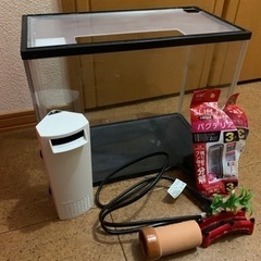 お取引き中。水槽と濾過器など