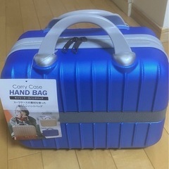 【未使用品】キャリーケース　ハンドバッグ　（ブルー）　
