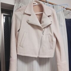 リリアンカラット  ライダースジャケット  ピンク