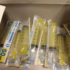 NIPROカテーテル用シリンジ50ml9本の画像
