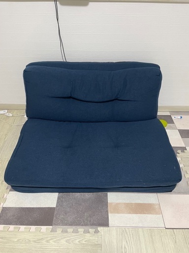 3way ソファーベッド　ネイビー