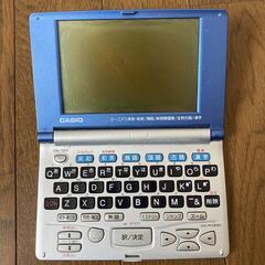 電子辞書と英語教本セット　総合英語 Forest フォレスト　基礎がため　わかる英文法　和英　英和 casioの画像
