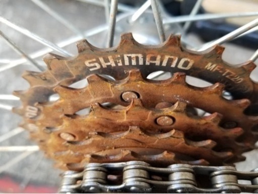 中古自転車 6段変速 26インチ 420ｍｍ MTB 軽整備済み 防犯登録対応 町田市 相模原市 MM122