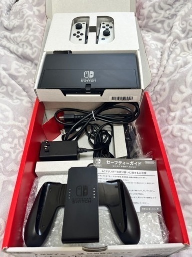 【美品】Nintendo Switch 有機ELモデル [Joy-Con(L)/(R)ホワイト]