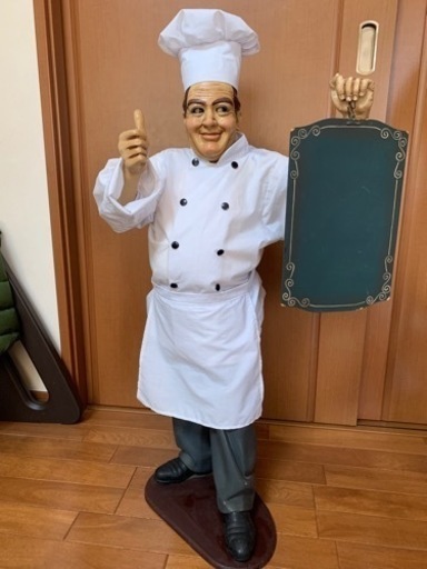 コック　黒板　インテリア　オブジェ　値下げしました。
