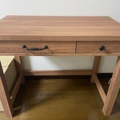 デスク、引き出し付き