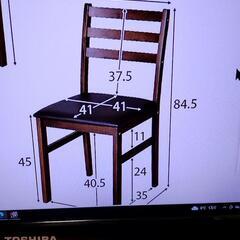 ダイニングテーブルセット　引き取り可能な方のみ　椅子だけでも構いません。の画像