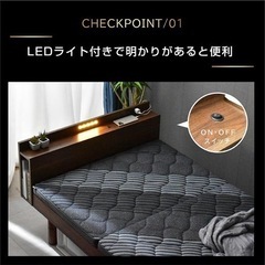 🌟お値下げ品7000円🌟すのこベッドフレームの画像