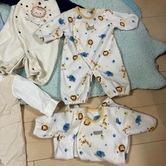 ロンパースまとめ売り〜◆新生児５点セット◆５０〜６０センチ◆の画像