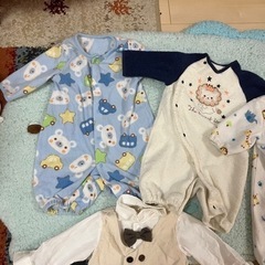 ロンパースまとめ売り〜◆新生児５点セット◆５０〜６０センチ◆の画像