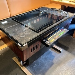 昭和レトロ　テーブルゲーム機 2/29まで 昭和レトロ テーブルゲーム 麻雀テーブル 卓上ゲーム機